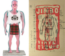 Jimbo Vinyl Figure and Book set by Gary Panter_e0118156_18393191.jpg
