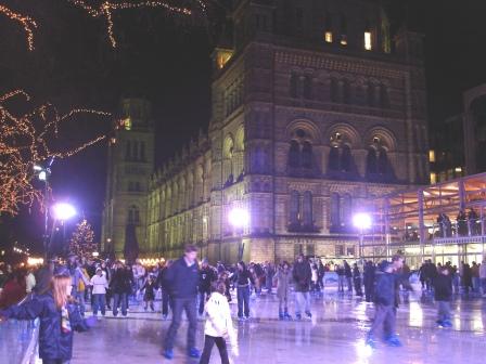 自然史博物館で Ice Skate_a0102779_4204459.jpg