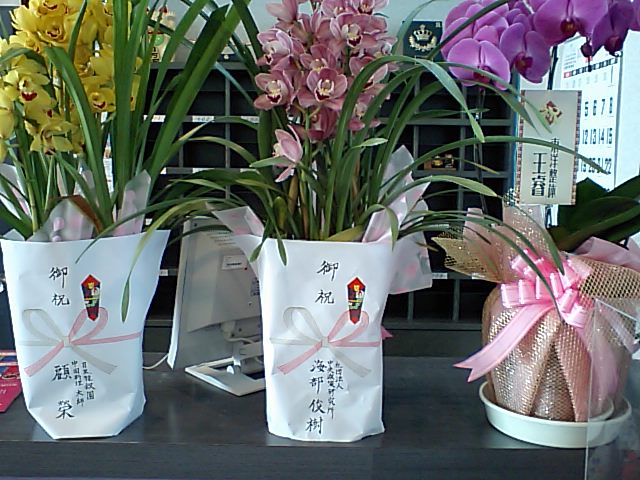 海部元首相華人経営のホテル開業に生け花を贈呈_d0027795_839475.jpg