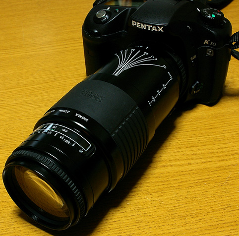 カメラ SIGMA AF ZOOM LENS 75-300mm