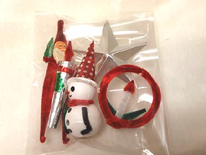 ☆モールサンタと懐かしいクリスマスの飾り☆_c0092953_4284934.jpg