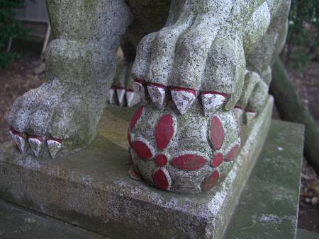 八王子神社の狛犬_d0065324_19192480.jpg