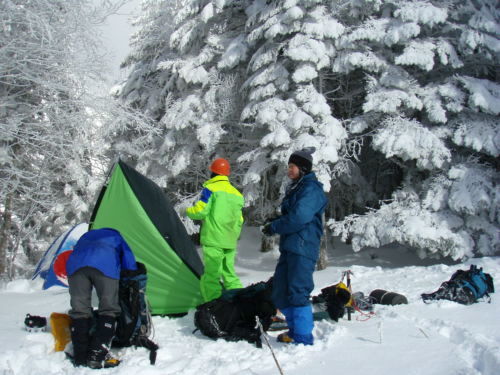 雪上訓練 on 八ヶ岳 （２日目）_b0050067_28537.jpg