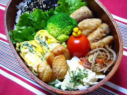 12月20日　鯵の香草パン粉焼き弁当☆_c0146301_7452333.jpg