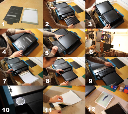 ポラロイド8×10 テスト撮影 & Polaroid 8×10 プロセッサーの使い方