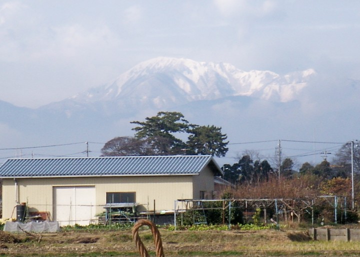 「日本武尊の伝説の山 伊吹山に冠雪、揖斐川町の房島屋へ　０７．１２．２２　」_d0094543_23019100.jpg