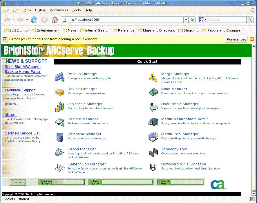 SUSE Linux 10 への BABr11.5 ARCserve のインストール_a0056607_13335527.gif