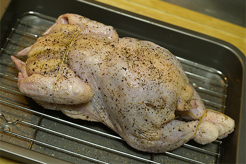 クリスマスのご馳走　***　Roast Chicken　***_a0027360_23571090.jpg