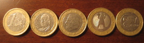 スロバキアのユーロ硬貨