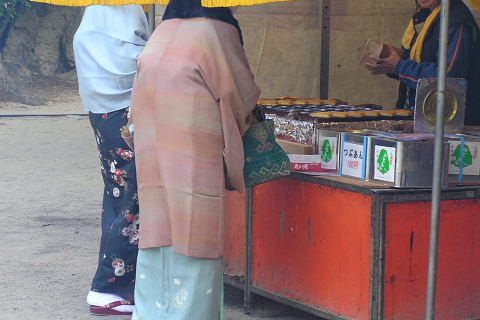 初詣　本住吉神社と弓弦羽神社と市民の森にヤマガラ？_a0037019_10374550.jpg