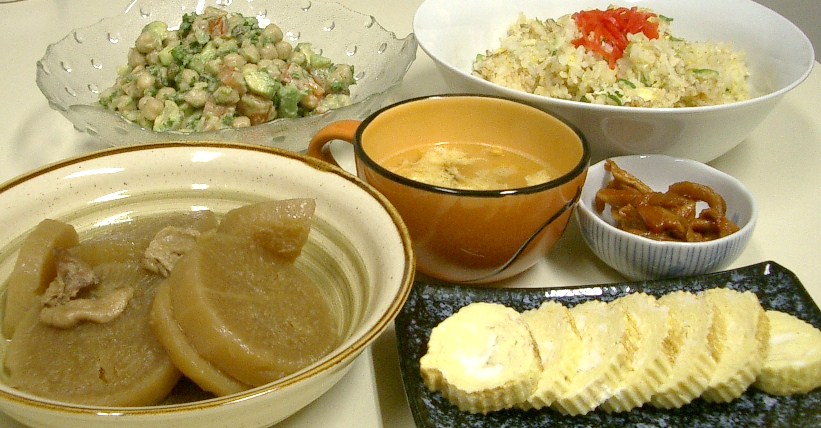 寄せ集めご飯。_c0119140_13165627.jpg