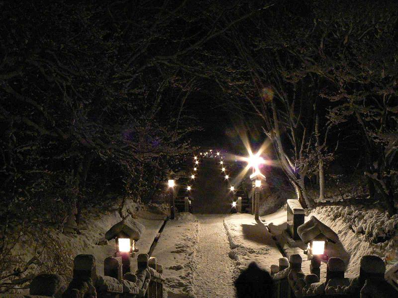 那須高原の積雪情報～温泉神社周辺_a0011690_11204776.jpg