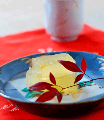 甘ーいお菓子 ゆず羹 食卓の風 甘ーいお菓子 ゆず羹 食卓の風