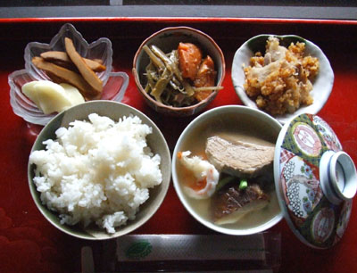 民宿「和の夢（かずのゆめ）」さんのランチ_e0028387_20485473.jpg