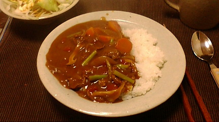 2008年1月9日 トマトカリー_c0068174_1431922.jpg