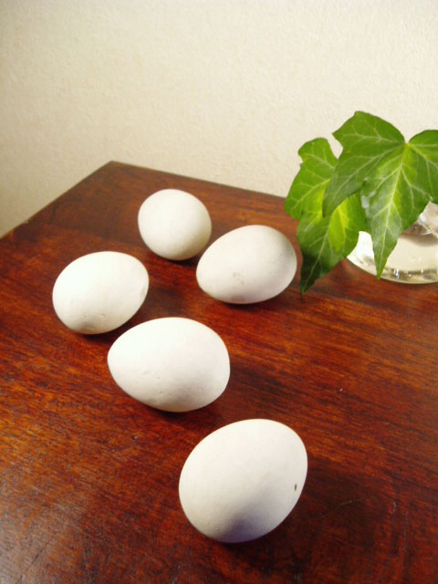 素焼きの擬卵 : 青蓮亭日記