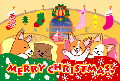 クリスマスカード2点_d0102523_23393752.jpg
