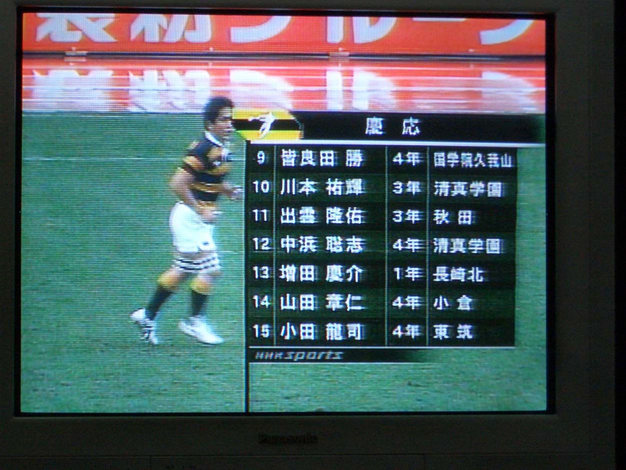 大学ラグビー選手権 決勝戦_f0141310_23464994.jpg