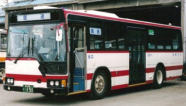 沿岸バス 三菱P-MP218K +三菱 : 資料館の書庫から