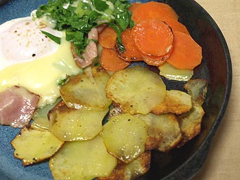 ☆歩く・雪・ポテトソテー☆_c0092953_22162729.jpg
