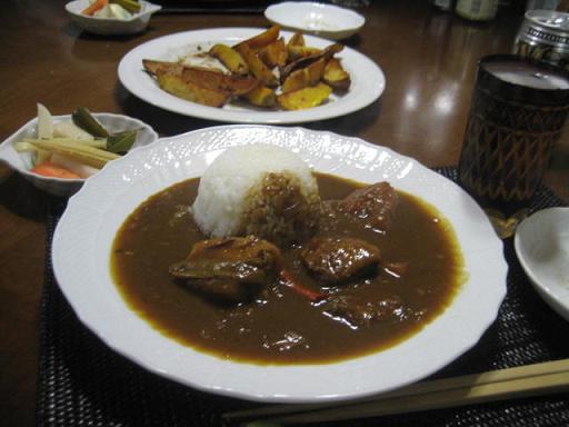 １月２７日　　　カレーとポテト_a0075455_97372.jpg