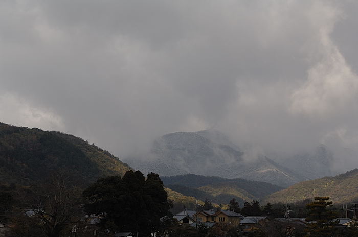 予想外の雪模様　嵐山編になる予定が・・・・_f0032011_19292422.jpg