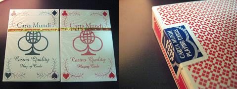 カード別使用感 CARTA MUNDI PLAYING CARDS : あすぱら 跡地