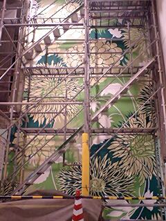 【Wall Paint of Michael Lin】九州大学にマイケル・リンの壁画_e0113826_251243.jpg