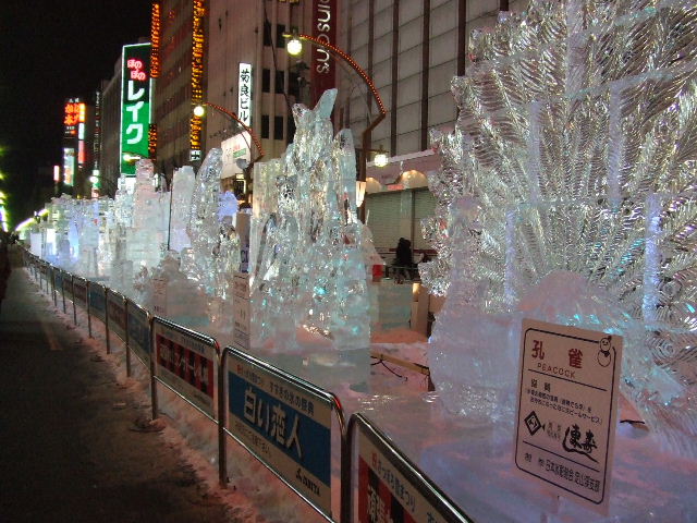 札幌雪まつり　２００８　すすきの会場_b0062116_0315349.jpg