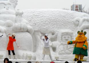 雪まつり終了しました！_a0087471_2222838.jpg