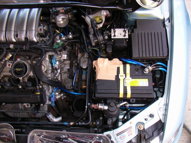プジョー406クーペ アーシング・ワンオフ施工_f0032891_142470.jpg