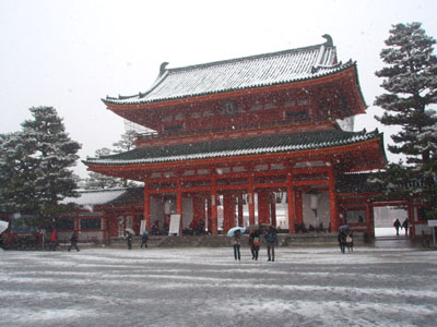 平安神宮　雪景色_e0048413_2122497.jpg