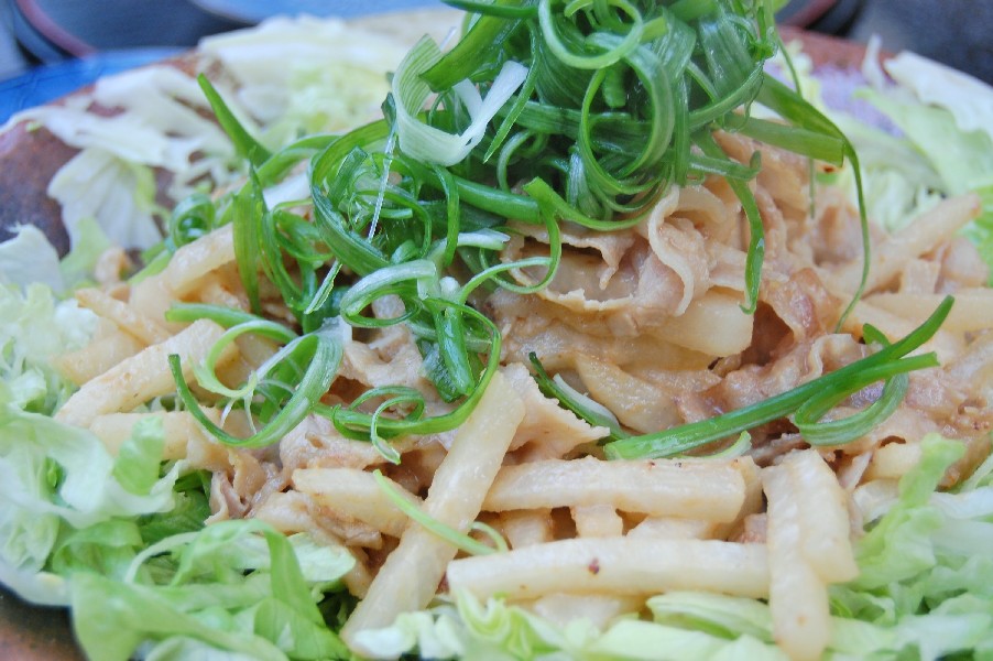 スパイシーソースでホットなキャベツ焼肉丼☆_d0104926_7344181.jpg