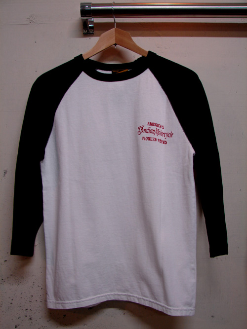 Indian Motorcycle【\"Indian\"Baseball Tee】¥5,900（¥6,195）_a0109830_15444995.jpg