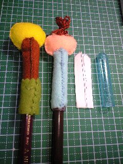 鉛筆キャップの作り方 ぽんぽこの絵手紙 字手紙 消しゴムはんこ