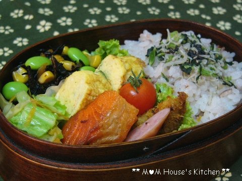 今日のお弁当　☆久しぶりに　晴れマーク♪_c0139375_13255581.jpg