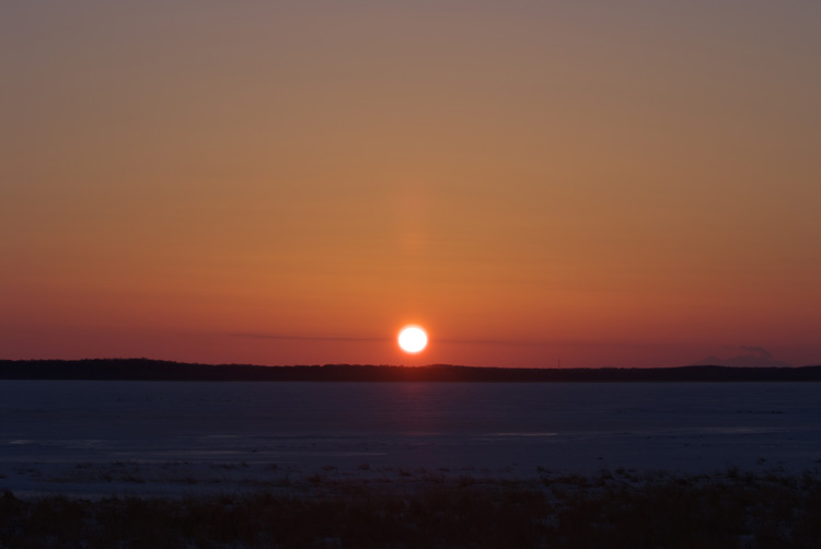 道東紀行2008　冬～野付の夕陽_f0116528_20271452.jpg