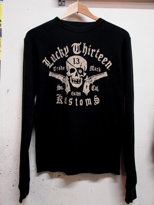 Lucky13【”Pirate Pistol\"Thermal L/S Tee】¥6,000（¥6,300）_a0109830_1642353.jpg