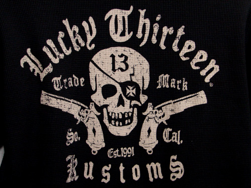 Lucky13【”Pirate Pistol\"Thermal L/S Tee】¥6,000（¥6,300）_a0109830_16562680.jpg