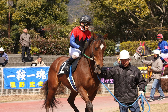 鷹野宏史騎手、高知競馬ラストラン_a0077663_18583587.jpg