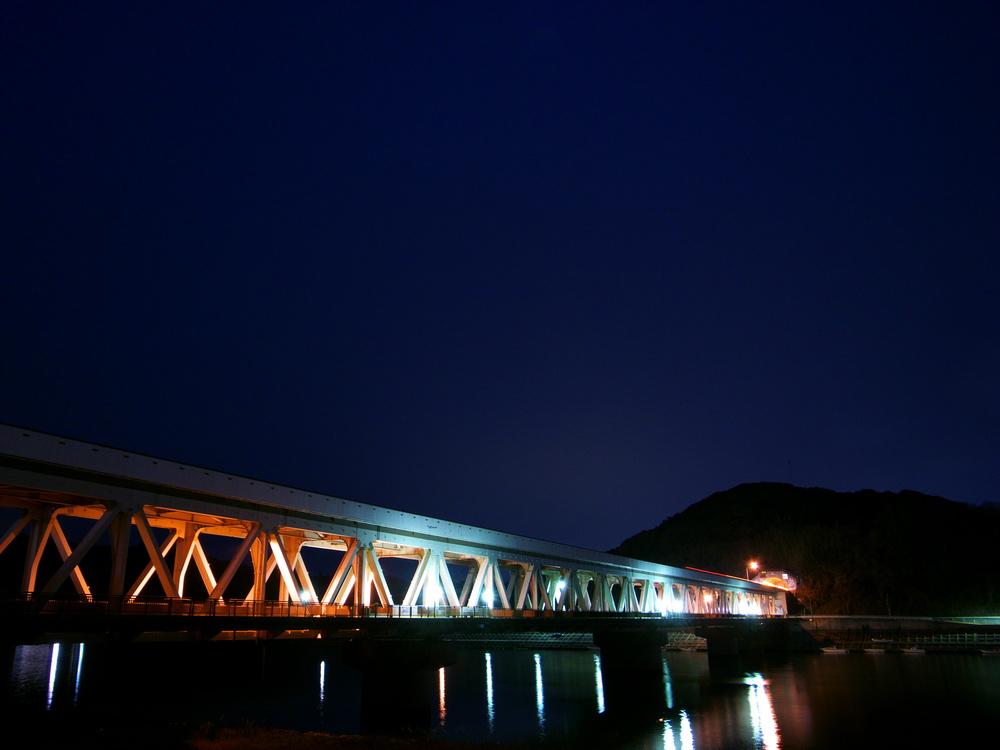 江川河口の夜景_e0015567_20145611.jpg