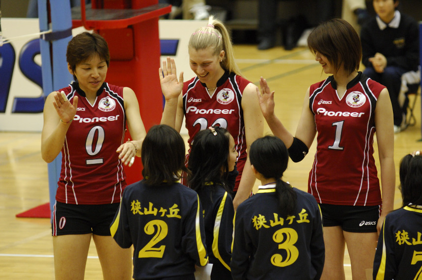 V リーグ 女子 ０７／０８シーズン最後の所沢大会_d0012963_22254238.jpg