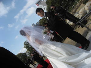 バラ園での人前結婚式 in Osaka_c0043737_23483814.jpg