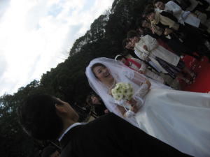 バラ園での人前結婚式 in Osaka_c0043737_2349337.jpg