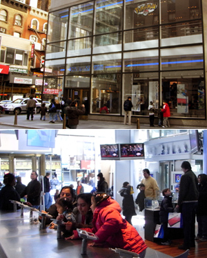 行列のできるゲームのショールーム Nintendo World Store_b0007805_837471.jpg