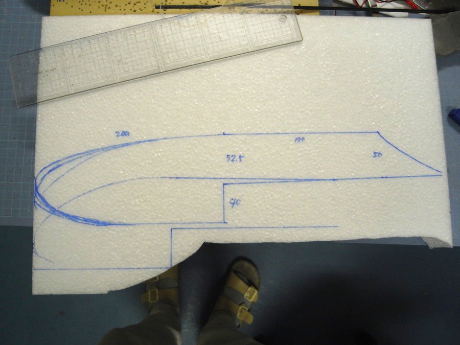 45倍発砲 EPP を使って胴体を_c0156731_1040518.jpg