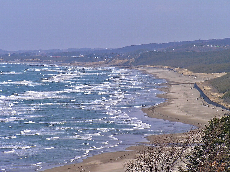 今日の春の陽気の日本海_f0121379_20254496.jpg