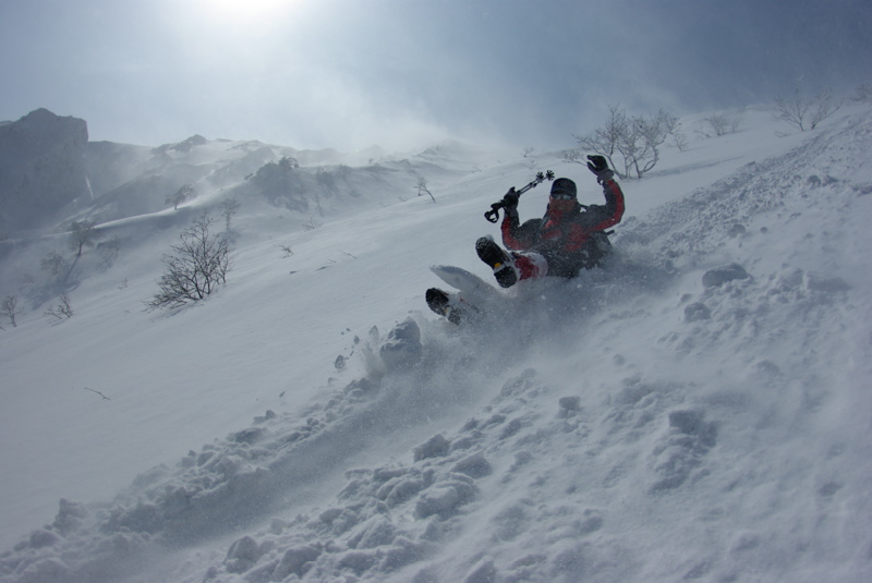 大山登山２００８年３月その４（超特大滑り台）_a0009554_2012465.jpg