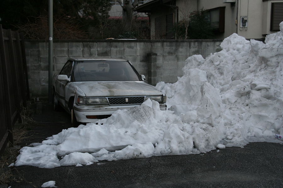 白い車と雪_a0037459_15525255.jpg