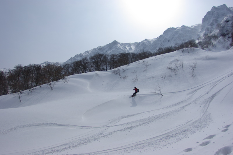 大山登山２００８年３月その５（超特大滑り台２）_a0009554_20301912.jpg